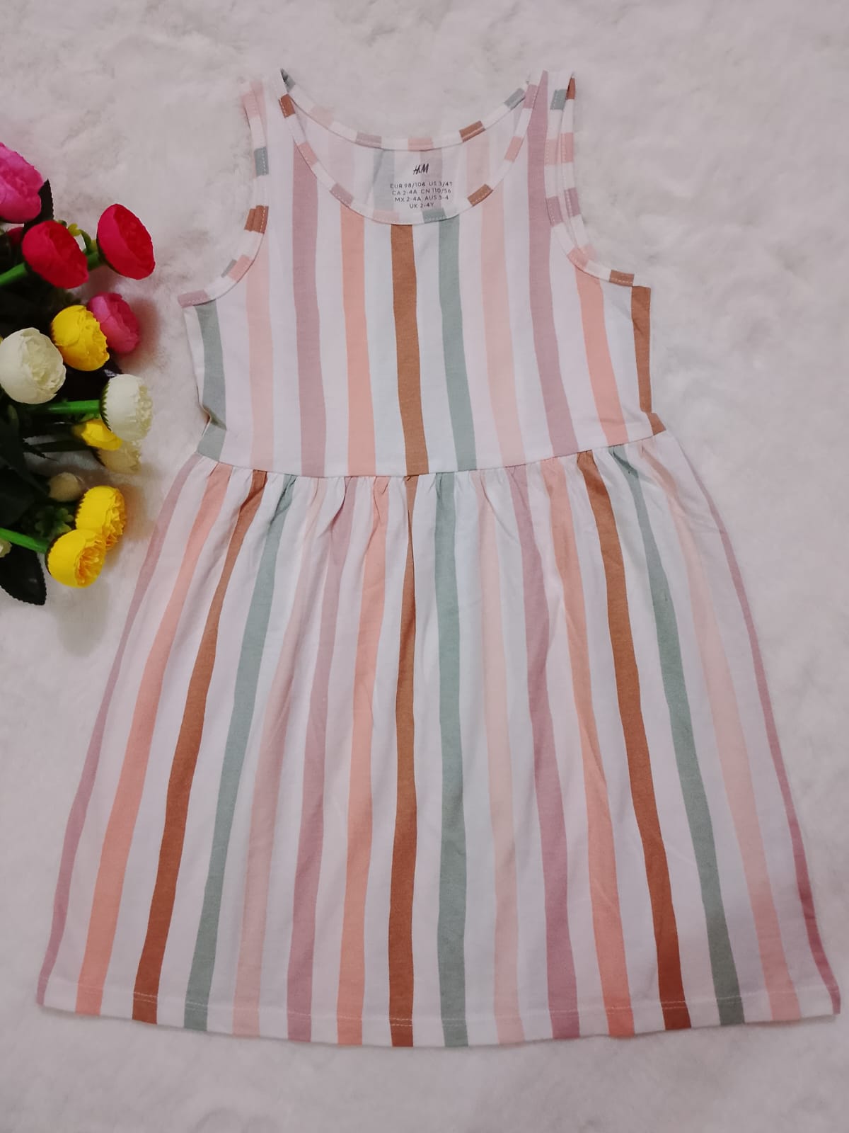 Sky Dot Cotton Dress