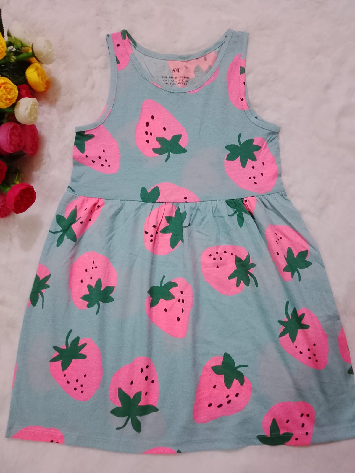 Tiny Butterfly Stripe Dress