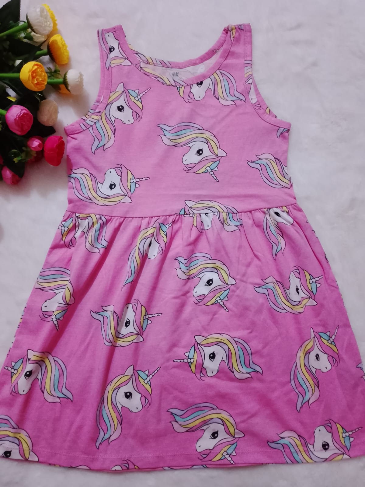 Pink Petal Sleeveless Dress