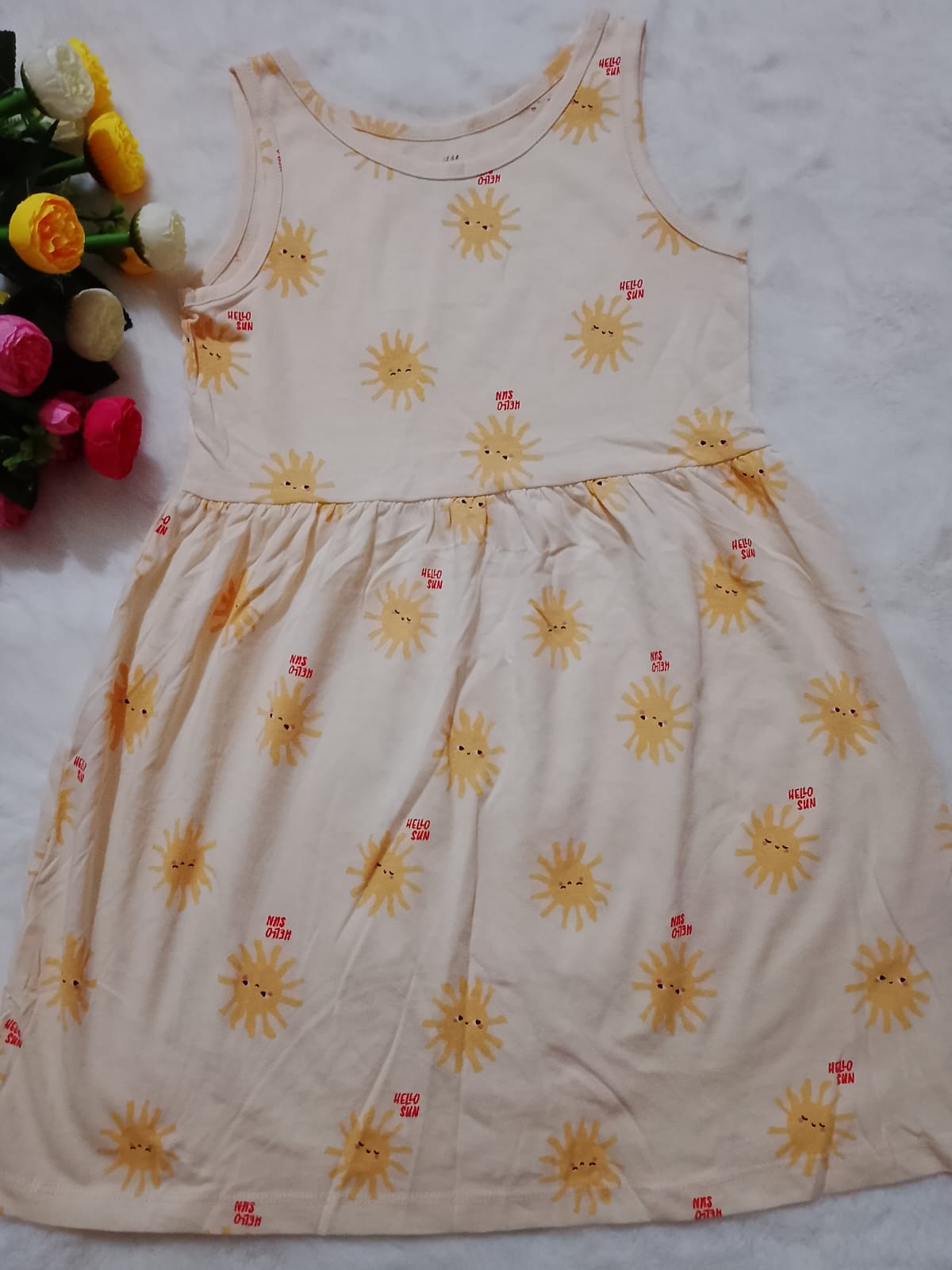 Sunshine Polka Kids Dress