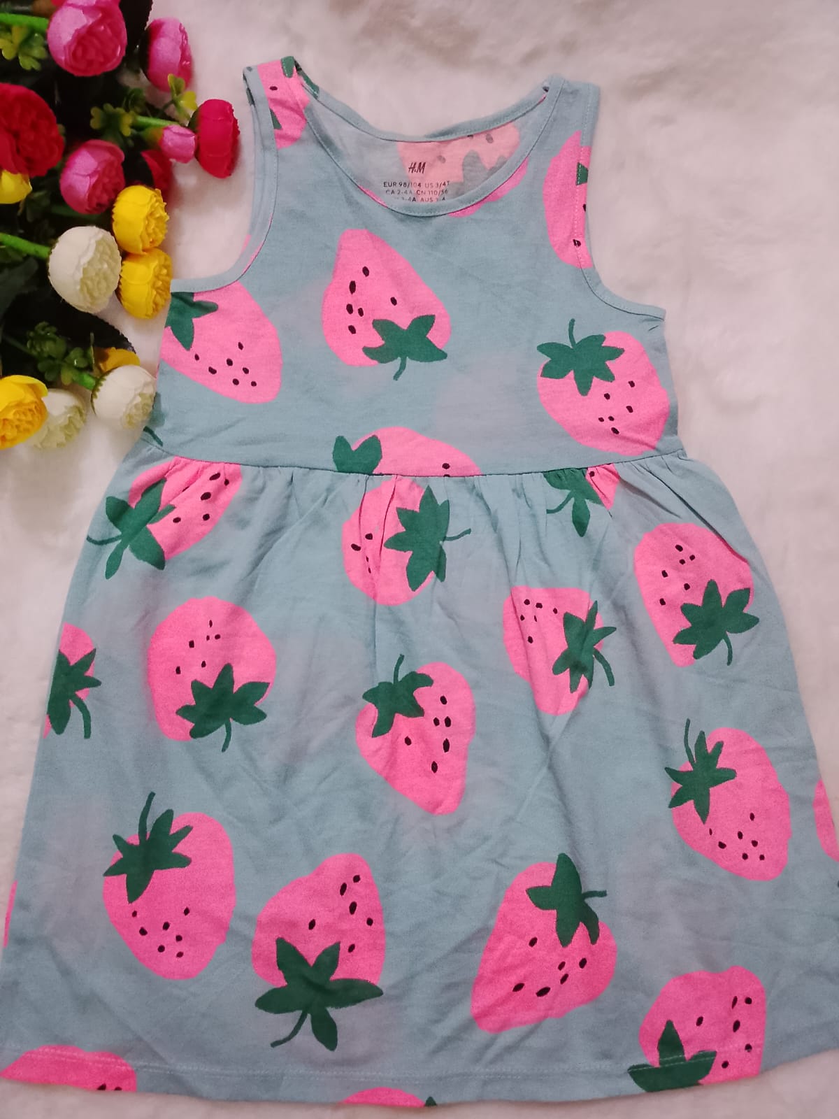 Sky Floral Day Dress